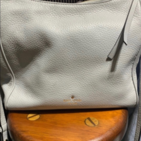 Kate Spade grey pebbles leather handbag Crossbody Purse - Picture 5 of 5